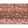thumbnail image 4 of oneOone Velvet Bittersweet Fabric Texture & Triangle Geometric Craft Project Decor Fabric Printed By The Yards 58 Inches Wide, 4 of 5