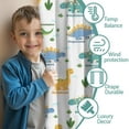 thumbnail image 3 of Blackout Kids Curtains,Green Dinosaurs Cacti Pattern Childrens Insulated Curtains Set Of 2,Bedroom Essentials,Toddler Room Decor 42"x54", 3 of 5