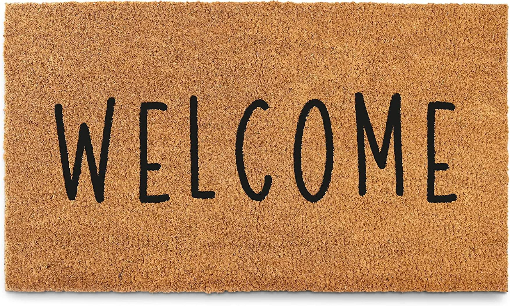 Oversized Door Mat, Rustic Outdoor Mat Front Door, Farmhouse