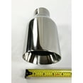 thumbnail image 5 of Exhaust Tip 2.50" Inlet 4.00" Outlet 8.00" long WBOSS4008-250-DW-SS Slant Angle 304 Stainless Steel Wesdon Exhaust Tip, 5 of 8