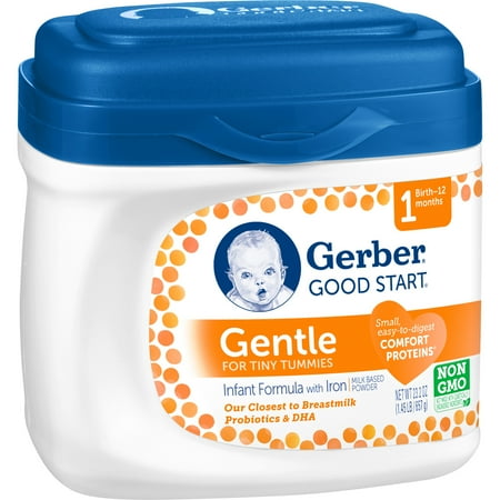 Gerber Good Start Gentle Non-GMO Powder Infant Formula, Stage 1, 23.2 oz