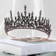 thumbnail image 2 of Tiara de novia Coronas Accesorios de joyería Coronas de mujer Diadema Cabello de boda gris, 2 of 7