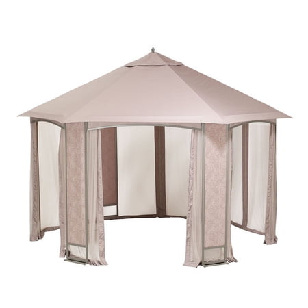 Garden Winds Replacement Canopy Top for Oakbrokk Hexagon Gazebo - Riplock 350