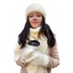 thumbnail image 3 of Sunloudy - Guantes tejidos para mujer, gorro, bufanda, suave, cálido, para invierno, color sólido, accesorios de moda para clima frío Sunloudy  moda, 3 of 5