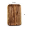 thumbnail image 3 of Solid Wood Serving Tray Tea Plate Fruit Vegetable Platter Bread Dessert Cake Pan, 3 of 9