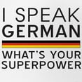 thumbnail image 2 of CafePress - I Speak German What's Your Superpower - Adjustable Unisex Printed Trucker Hat with Mesh Back, 2 of 8