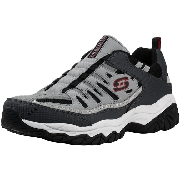 Skechers Afterburn Wonted Memory Fit Mens Slip on Shoes, Sporty Trainer Sneakers