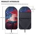 thumbnail image 6 of Garronmavis 1 PC Front Car Seat Towel Cover, Waterproof, Stain Resistant, Breathable Non-Slip, Universal Fit for Cars SUV Trucks Sedan Van, Seat Protection for Gym, Workout, Beach, Hiking, Running, 6 of 8