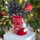 thumbnail image 5 of Adornos navideños, 20 ramas navideñas con purpurina, púas artificiales, ramitas florales para adornos de árbol de Navidad, guirnalda navideña de bricolaje, ramas de pino., 5 of 9