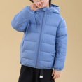thumbnail image 4 of Fall Jackets for Kids Girls with a Hood Toddler Boys Girls Winter Coat Baby Hooded Puffer Jacket Lightweight Warm Jackets for Girl Boy Kids Cute Bear Ears Clothes, 4 of 7