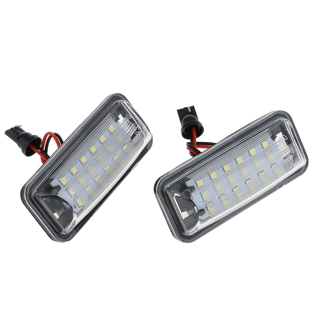 1 Par de licencia de Licencia SMD LED Blancas de Xenón para FT86 Sharpla Luz de matrícula LED