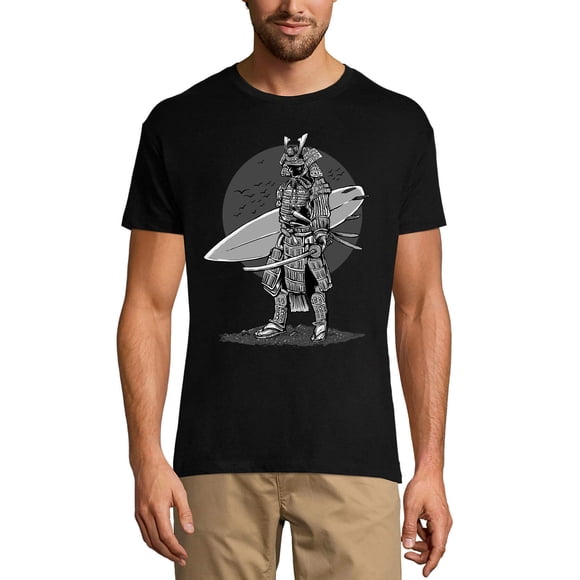 Men's Graphic T-Shirt Samurai Surfer Shirt For Surfers Eco-Friendly Limited Edition Short Sleeve Tee-Shirt Vintage Birthday Gift Novelty