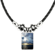 thumbnail image 1 of ocean dark ciencia naturaleza foto collar a mano colgante de cuerda de cuero Unbranded M, 1 of 3