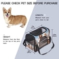 thumbnail image 2 of Easter Fabric Dog Carrier - 17x10x11.8 in - Pet Bag with 900D Oxford Cloth, Sherpa Base, and Nylon Webbing Handles - Portable and Comfortable for Travel - Supports Small to Medium, 2 of 7