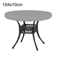 thumbnail image 1 of Housse de table Ronde d'Extérieur Imperméable et Antipoussière pour Terrasse, Housse de Dessus de table Ronde, 1 of 5