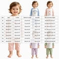 thumbnail image 4 of KPOPLK Fall Winter Girl Pajama Set 6M-15T Kids Pajamas Cute Toddler Snug fit Flower Pattern Pjs Cotton Sleepwear Ruffled Shirring Size 120,Pink, 4 of 8