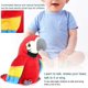 thumbnail image 2 of 2024, Peluche de loro parlante, Peluche de loro parlante de imitación, Adorable muñeco de loro parlante (rojo), 2 of 4