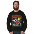 thumbnail image 3 of Dennis The Menace Always Hustle Men's Crewneck Sweatshirt Brisco Brands X, 3 of 6