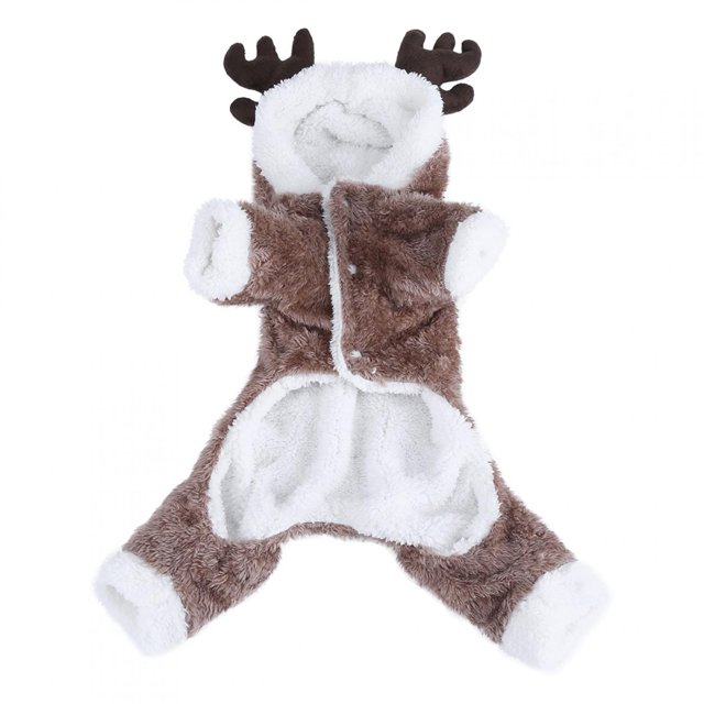 Atuendo de elfo de invierno para perros: abrigo acogedor para mascotas, amigo peludo festivo de tamaño mediano