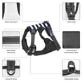 thumbnail image 6 of Gaeub Navy Blue And White Stripes Gaeub Navy Blue And White Stripes No Pull Dog Harness, Secure and Adjustable Pet Vest for Outdoor Activities - Medium, 6 of 8