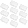 thumbnail image 1 of Unique Bargains 10Pcs Battery Storage Case Holder Transparent For 9V Battery Capacity, 1 of 5
