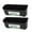 Black, variant on BIMZUC 2PCS Plastic Livestock Feeding Trough Hanging Poultry Feeder for Geese Chicken Sheep Deer Dog, White, 11.7 inches / 29.8 cm