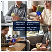 Infinity Cube 3 Pack Fidget Cube Toy Stress Anxiety Relief for Adults and Kids Hand-Held Magic Puzzle Flip Fidgeting Finger Toys for ADD ADHD Passing Time Galaxy Space Christmas Stocking Stuffers