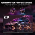 thumbnail image 5 of Suevery 27" Gaming Monitor, 144Hz IPS, QHD/2560x1440p, 99 sRGB, Ultra-Thin, HDMI/DP, Black, 5 of 6