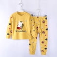 thumbnail image 2 of TAmten Toddler Baby Boy Fall Winter Clothes Long Sleeved Pullover Shirt + Pants 2 Pcs Casual Dailywear & Loungewear Outfits Set for Kids Size 7-8 Years, 2 of 6
