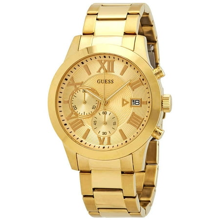 Watches Guess Box Sets - Guess Classic Chronograph Gold Dial Men's Watch W0668G4