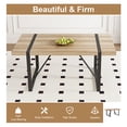 thumbnail image 5 of StnTalk 71" Large Dining Table for 6-8, Industrial Wood Grain Kitchen Table with Thick Tabletop and Metal Frame for Dining Room, 5 of 5