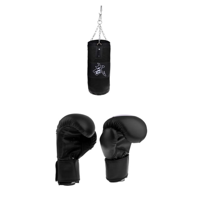 Guantes Zulema Kickboxing Punch Bag Para Adultos Fitness Negro 80