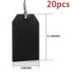 thumbnail image 2 of Wooden Chalkboard Tags with Hanging Rope - 20Pcs Mini Message Signs for Gift Wrapping, Wine Bottles, 2 of 5
