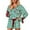 a-Green, variant on Women Silk Pajamas Set Valentine Pjs Women Long Sleeve Stripe Button-Down Sleepwear Loungewear Summer Pajamas for Women