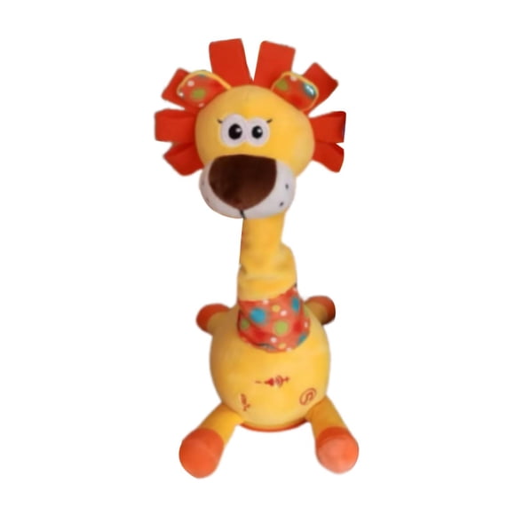 Juguete animal que baila y , ideal como regalo familiar, educativo, ligero y decorativo para escritorio. Juguete peluche para niños. León
