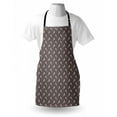 thumbnail image 4 of Bird Apron, Repetitive Crested Fly Friend Simple Cartoon Illustration Flying Animal, Unisex Kitchen Bib with Adjustable Neck for Cooking Gardening, Adult Size, Peach Dried Rose and Grey, by Ambesonne, 4 of 4