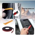 thumbnail image 2 of 13Ft Car Window Seal Strip, Car Door Rubber Seal Strip Universal V-Shaped Self Adhesive Automotive Window Seals Trim with Installation Tool, 2 of 6