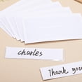 thumbnail image 4 of WEUVEB 50Ud Fundas Adhesivas Claras Para Etiquetas Con Papel Ideal Para Estantes Y Cajones, 4 of 7