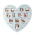 thumbnail image 3 of DOLITY Heart Shape Baby First Year Frame for Party Decorations Birthday Newborn Blue, 3 of 9