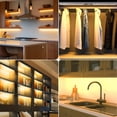 thumbnail image 4 of Dimmable Under Cabinet Lighting - 12 Inch Linkable LED Lights for Kitchen, Shelf, Workbench, Desk, Cupboard, Garage (6 PCS) - 120V Plug in & Hardwired - Warm White 3000K, 4 of 6