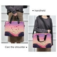 thumbnail image 6 of FORMRS 16" Laptop Sleeve Bag Carrying Case with Handle Travel Shoulder Briefcase, Pixel Floating Hearts, 6 of 8