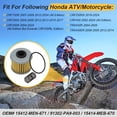 thumbnail image 2 of M MATI Oil Filter O-Ring Spring for Honda CCRF150R CRF250X CRF250R CRF250RX CRF450 TRX450R TRX450ER 2002-2024, 2 of 8