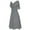Gray, variant on Dress For Women Formal Wedding Bridesmaid High Waist Party Prom Gown Elegant Lace Cocktail Dress Stylish Solid Pattern Material Above Length Sashes Decoration