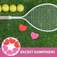 thumbnail image 4 of LITINKIMI Cute Tennis Vibration Dampener 6Pcs Heart Shape for Racket Control, 4 of 6