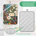 thumbnail image 6 of Yayeee Pot Holders Kitchen Heat Resistant with Pocket 7"x9.8" Cotton Oven Cooking Hot Pads, Floral Garden, 6 of 7