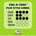 thumbnail image 3 of Jolly Pets Tug-N-Toss 6 inch Purple Rubber Ball with Handle Chew Toy for Dogs, 3 of 6