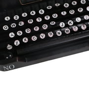 Antique Typewriter Model, Black Portable Typewriter Rust For Home