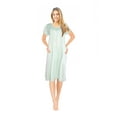 thumbnail image 2 of JEFFRICO Womens Nightgowns Sleepwear Soft Pajama Dress Short Sleeve Nightshirts, 2 of 5