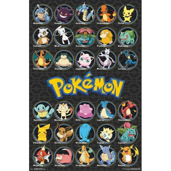Pokmon - All Time Favorites Laminated Poster Print (22 x 34)