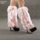 thumbnail image 3 of Calcetines de felpa de piel de conejo de imitación de otoño e invierno, botas largas, cálidas, para actuaciones en el escenario, de piel de zorro, protector de piernas de tubo alto para, 3 of 5
